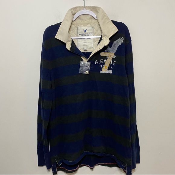 American Eagle Outfitters Other - New! American Eagle Outfitters “The Eagle Rugby” Long Sleeve Shirt